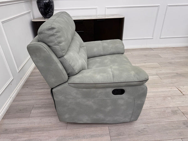 DFS Foster Manual Recliner Armchair Grey Velvet6