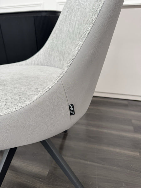 Furniture Village Jose silver grey swivel dining chair (Pre-sale, Read Desc)8