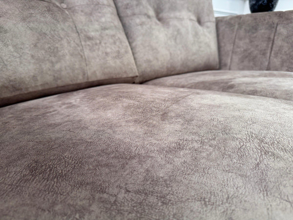 FURNITURE VILLAGE ARIANA 2 Seater Sofa Cuddle Set Classic Back Dapple Chocolate12