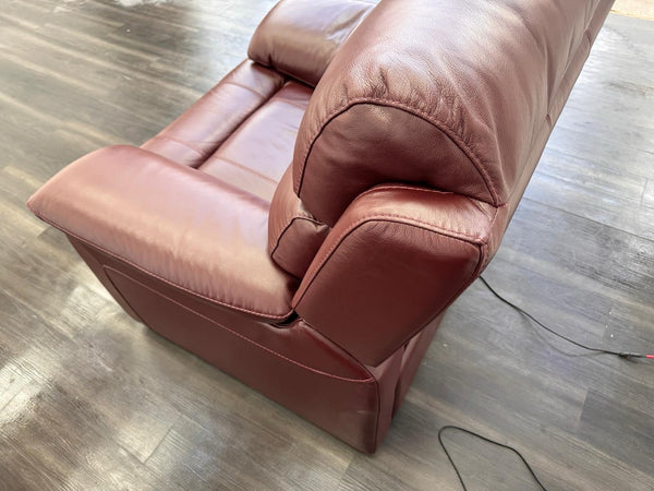 Furniture Village Moreno Lift and Rise Recliner Armchair Burgundy Leather14