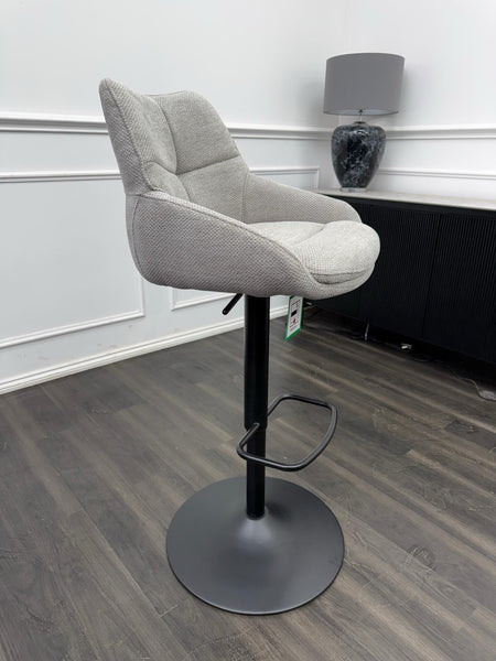 Furniture Village Kiara grey/taupe swivel dining barstool (Pre-sale)14