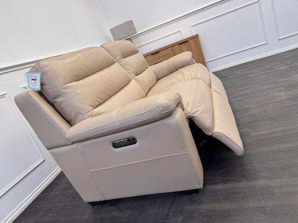 Furniture Village Nimbus 3 Seater Sofa Pwr Recliner+headrest+lumbar Taupe13