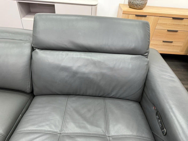 Sofology Marvella Power Recliner Large 4 Seater Sofa Charcoal Leather6