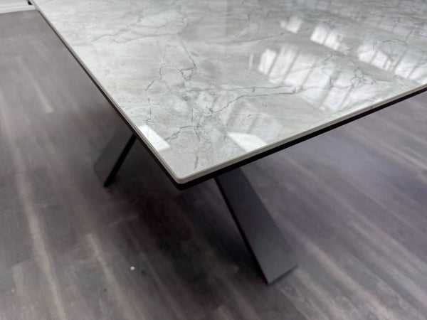 Furniture Village Crete Large Extending Dining Table marble-effect ceramic top10