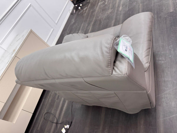 Furniture Village Moreno Grey Leather Armchair Electric Power Recliner10