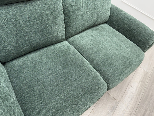 Furniture Village Piccolo Static 3 & 2 Seater Moss Green Fabric Sofa Set17