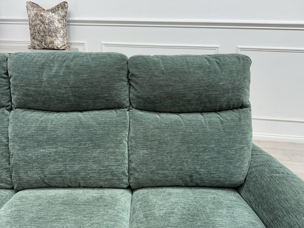 Furniture Village Piccolo Static 3 & 2 Seater Moss Green Fabric Sofa Set20
