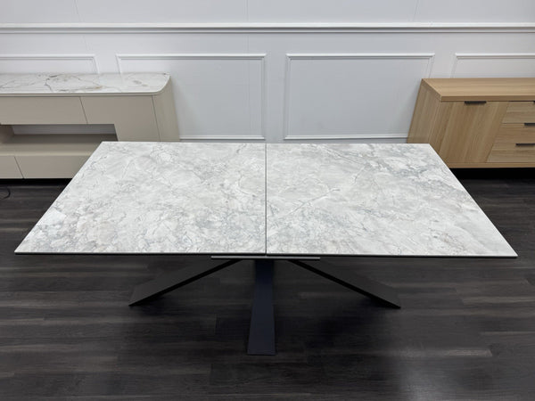 Furniture Village Crete Large Extending Dining Table marble-effect ceramic top3