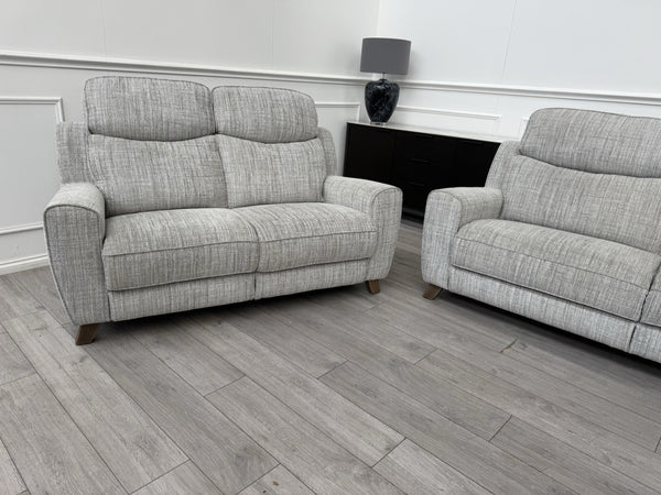 Furniture Village Grey Fabric 3 & 2 Seater Sofa Set19