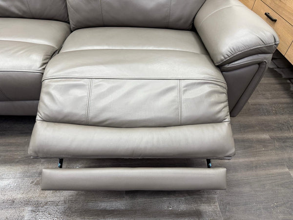 DFS Wren Power Recliner 3+2 Seater Sofa Set In Grey Leather14