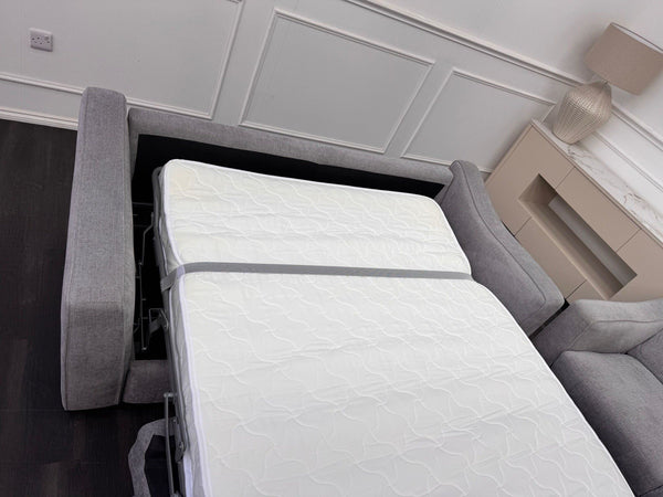 Furniture Village Optimus 3 Seater Sofabed + 2 Seater Sofa Set Grey Fabric15