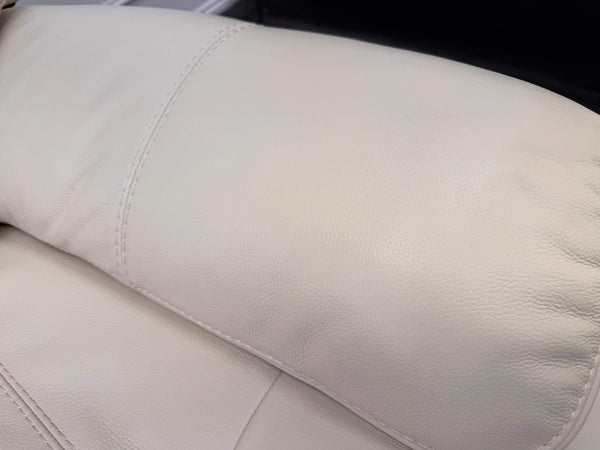 Furniture Village Link 3 + 3 Seater Sofa Set Static Beige Leather14