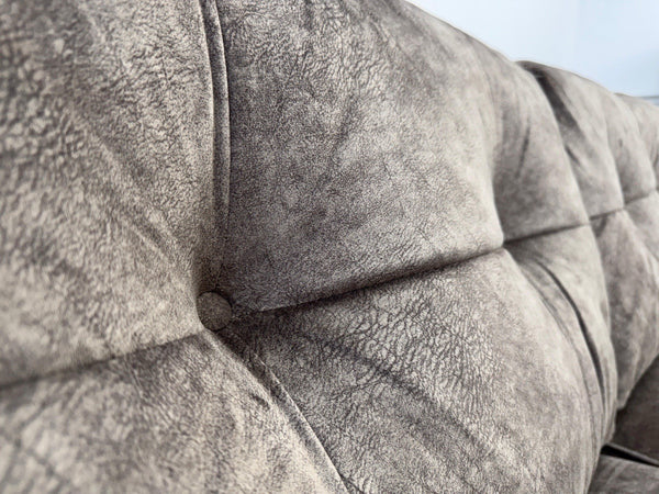 FURNITURE VILLAGE ARIANA 3 Seater Sofa Cuddle Set Classic Back Dapple Chocolate7