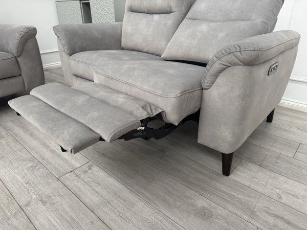Furniture Village Morgan Power Recliner 2 Seater Sofa & Static 2 Seater Sofa Set6