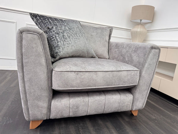 DFS Cherished Armchair Grey Fabric (Fast Delivery)16