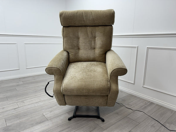 Parker Knoll Norton 150 Lift and Rise Recliner Armchair Sandy Beige Fabric1