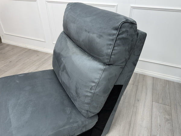 Sofology Parker Middle Section Dark Grey Microfibre Fabric2