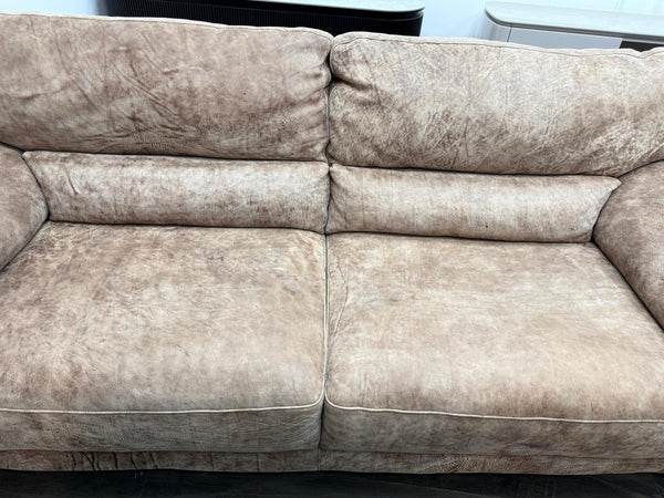 Sofology Santino 3 + 2 Seater Brown Tan  Aniline Leather Sofa Set3