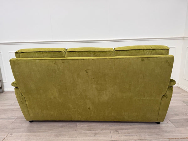 Sofology Parker Static 3 Seater Green Fabric Sofa11