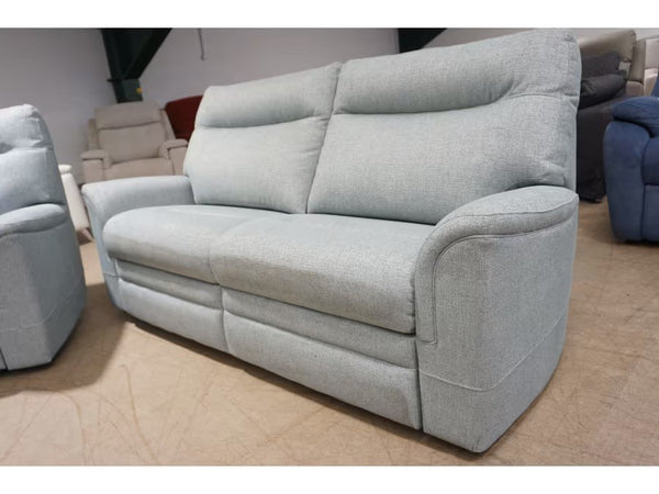 Parker Knoll Hudson static 3 seater + 2x power recliner armchairs sofa set5