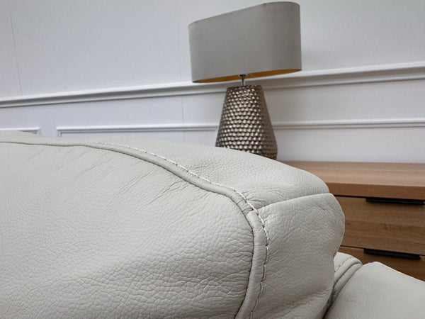 Furniture Village Starlight Express Power Recliner Armchair Frost Leather11