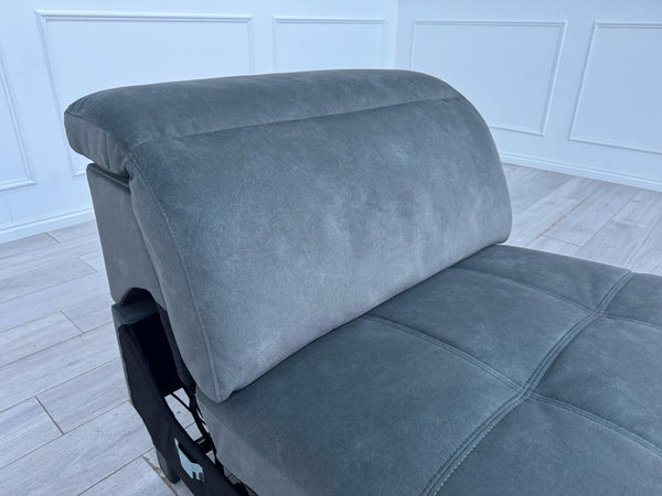 Sofology Marvella Flecked Mineral Green Velvet Middle Section Power Recliner2