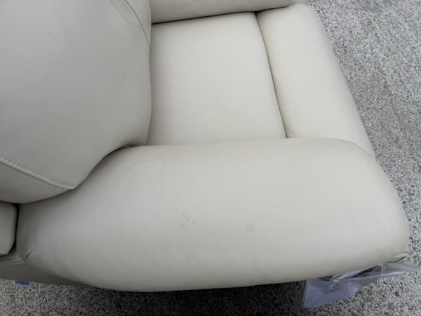 LA-Z-BOY WINCHESTER LEATHER POWER RECLINER 3 SEATER SOFA & ARMCHAIR SET - Cream1