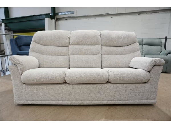 G Plan Malvern nebular blush mix fabric standard 3 seater sofa1