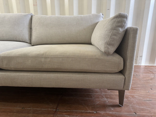 Duresta Soho Grand 3 Seater Sofa in Grey Fabric 5