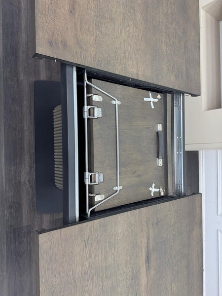 Furniture Village Jai Large Extending Dining Table Walnut Wood Top14