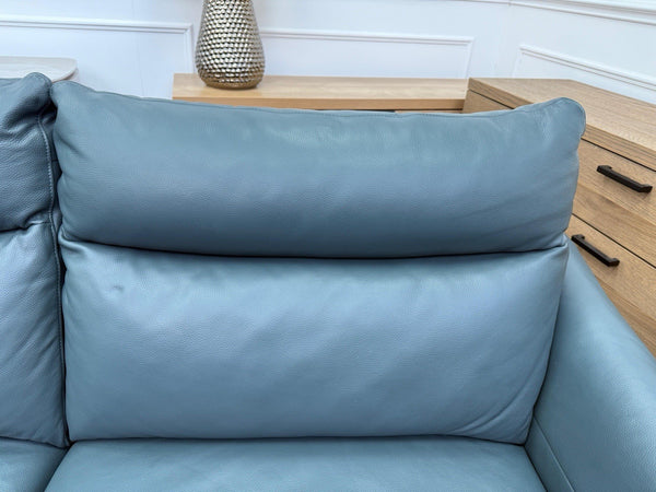 Sofology Renato Power Recliner 3 + 2 Seater Sofa Set Green Leather14