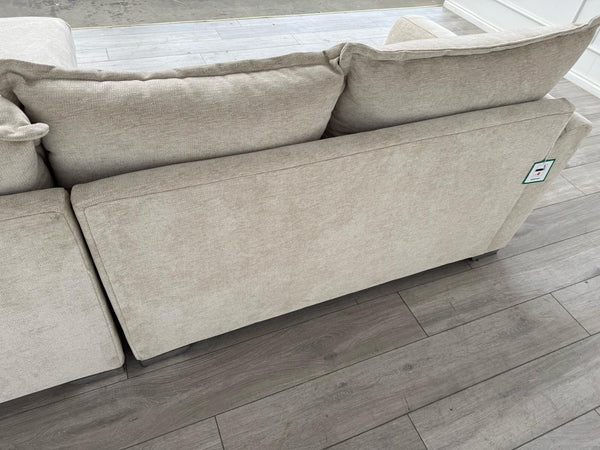 Furniture Village Sofia Beige Fabric Corner Sofa with Chaise End18