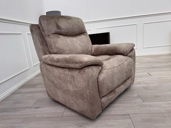 Furniture Village Sloane Mink Velvet Static Armchair0