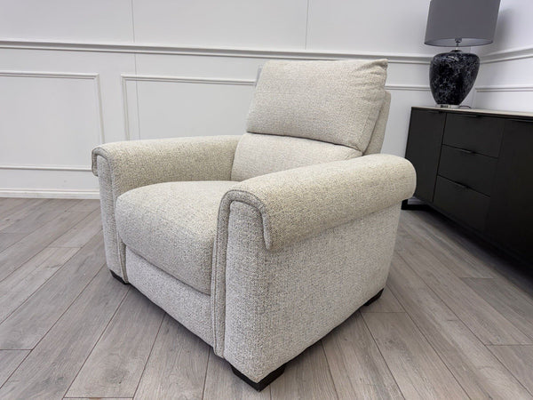 Furniture Village Nixon Sand Fabric Static Armchair0