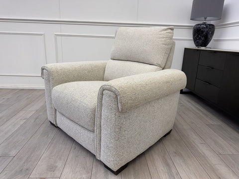 Furniture Village Nixon Sand Fabric Static Armchair0