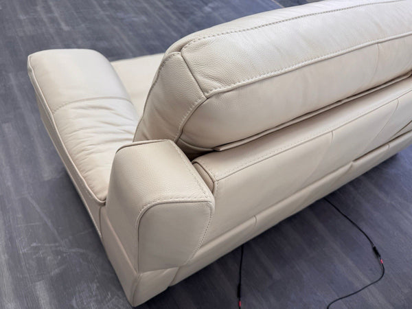 Furniture Village Nimbus 3 Seater Sofa Pwr Recliner+headrest+lumbar Taupe16