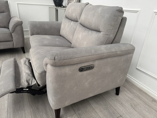 Furniture Village Morgan Power Recliner 2 Seater Sofa & Static 2 Seater Sofa Set5
