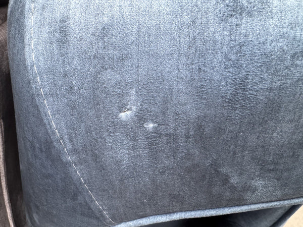 Furniture Village Veja Navy Blue Velvet Set Of 8 Swivel Dining Chairs19