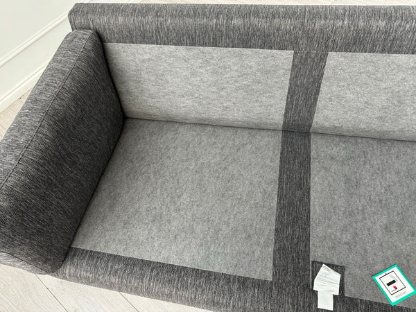 DFS Grey Fabric 3 Seater Sofa16