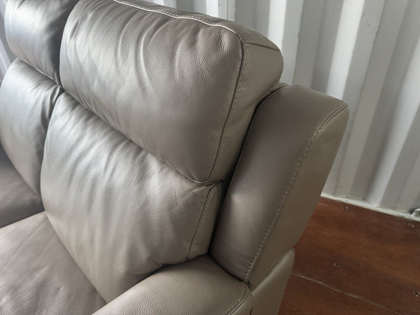 Furniture Village 2 Seater Sofa Taupe Leather4