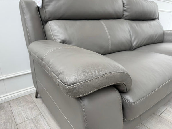 Furniture Village Missouri Power Recliner 3 & Static 2 Seater Sofa Set Grey14