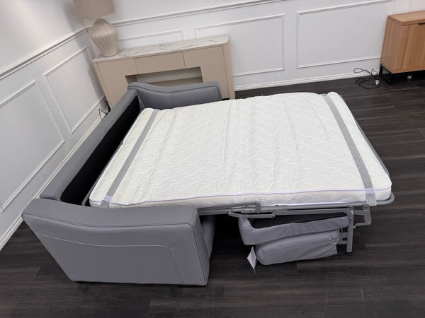 Furniture Village Optimus 3 Seater Sofabed Sofa Grey Leather15