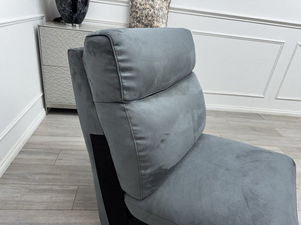 Sofology Parker Middle Section Dark Grey Microfibre Fabric3