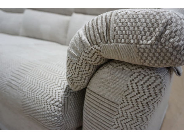 G Plan Malvern checkers putty fabric standard 3 seater sofa2