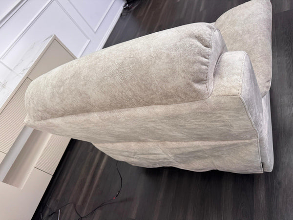 Furniture Village Moreno Cream Fabric Armchair Electric Power Recliner3