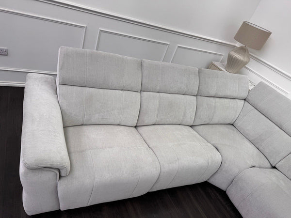 Furniture Village Inca Power Reclining Corner Sofa In Manhattan Stone17