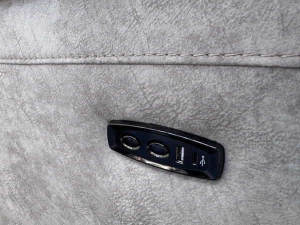 Furniture Village Moreno Cream Fabric Armchair Electric Power Recliner18