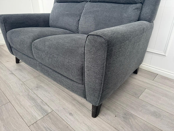 Furniture Village Zen Grey Fabric 3 &2 Seater Sofa Set7