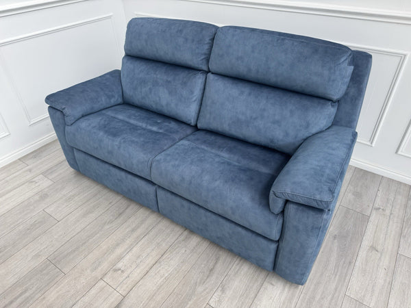 G PLAN Thornbury Static 3 Seater Sofa In Indigo Stingray Velvet Fabric11