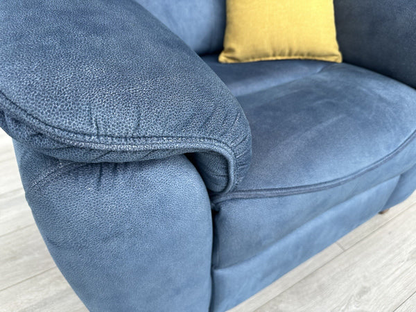 G Plan Jackson Standard Armchair Stingray Indigo Fabric RRP £1,59912